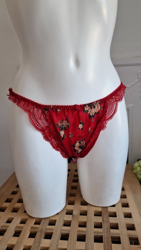 Vintage women red floral - women's,