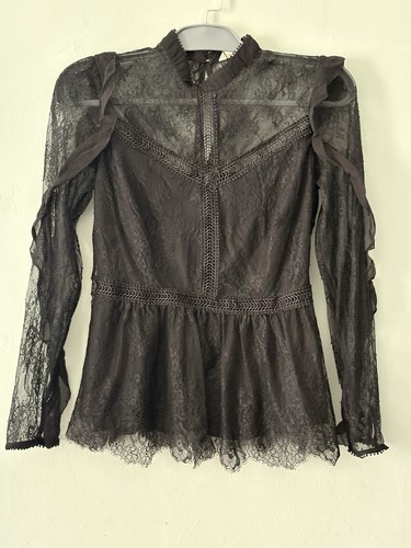 Monsoon size black sheer - 12,