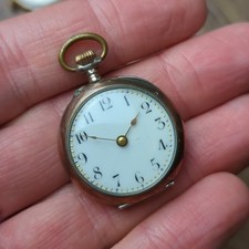Ladies Fob Watch, Antique .800