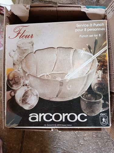 Arcoroc fleur vintage punch - arcoroc,