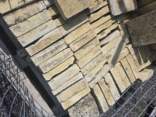 Reclaimed quarry tiles - quarry, 6x6x1.5