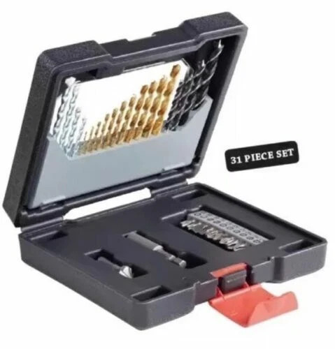 Parkside drill and bit - and,
