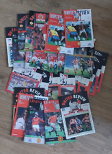 JOB LOT 35x Manchester United 1990s Programmes, YOU CHOOSE, FREE POSTAGE