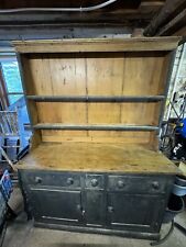 Vintage Antique Early Victorian Dresser Top bottom RARE beautiful Wide Panels