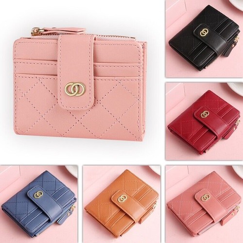 Ladies leather wallet coin - leather, zip