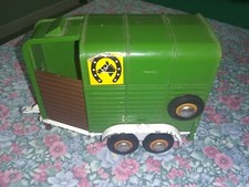 VINTAGE BRITAINS LTD BEAUFORT TOY MODEL DOUBLE HORSE BOX TRAILER 1979