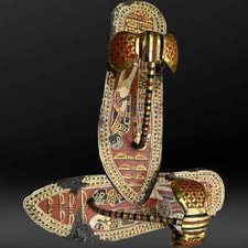 King Tutankhamun sandal handcrafted Rare Ancient Egyptian Antiquities Egypt BC