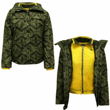 NIKE Womens Green & Black 3 in