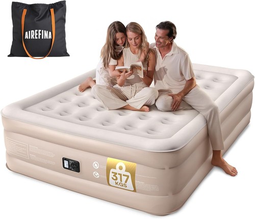 Air mattress with - mattress, headboard