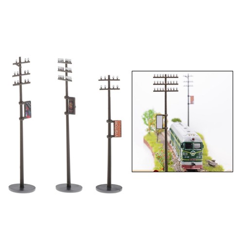 3pcs 100 scale telephone - ho,