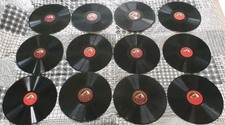 12 x HMV 12 inch 78 rpm . Vintage Records.