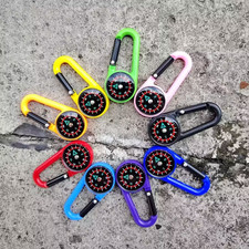 Set of 3 Mini Compass Keychain