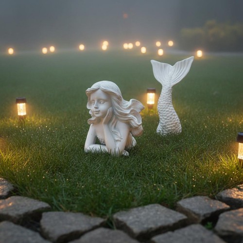 Mermaid statue weatherproof - statue,