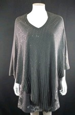 Frank Usher Dark Grey Sparkly