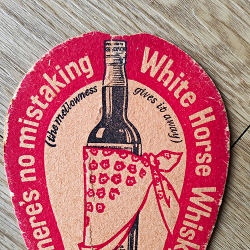 White horse whisky - white, vintage