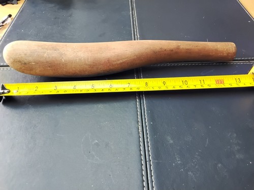 Vintage plumbers wooden lead - a,