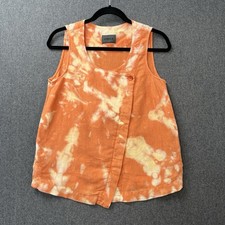Oska linen top size 1 orange