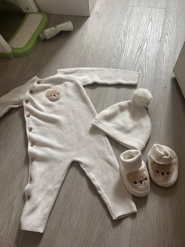 Baby knitted bear - baby,