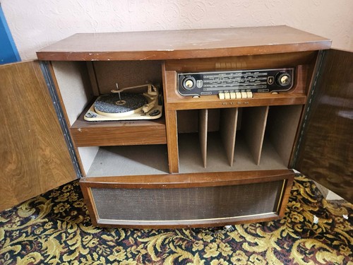 Bush vintage wooden stereo - vintage,