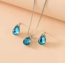 Jewellery Set Crystal Gold