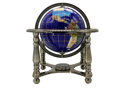 Tall table top blue lapis - table,