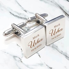 Personalised Men's Cufflinks