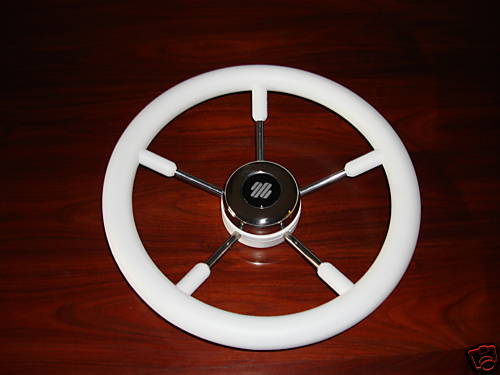 Boat steering wheel rib - boat,