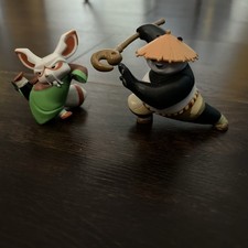 2 x 2016 Kung Fu Panda 2.5" action figures official Dreamworks FREE P&P