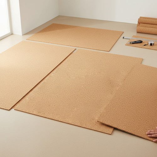 Cork roll flooring mat - flooring,