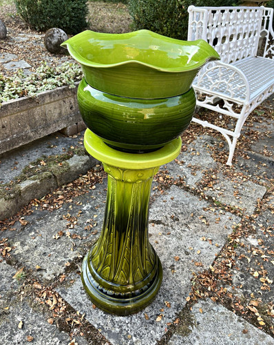 Antique bretby green - bretby,