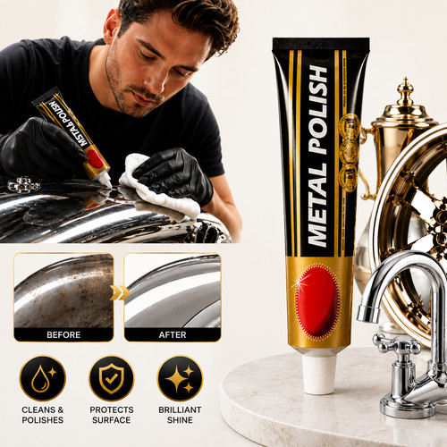 Autosol metal polish paste - metal,