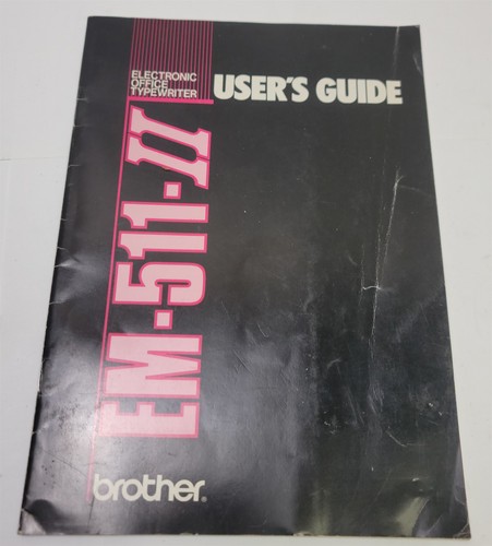 Brother 511 electronic - brother, em-511-ii