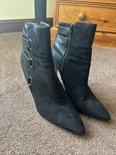 Faith high black suede - high, boots