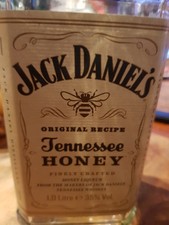 Empty Jack Daniels with honey 1ltr bottle