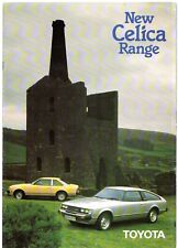 Toyota Celica 1980-82 UK Market Brochure 1600 ST Coupe 2000 ST GT XT Liftback