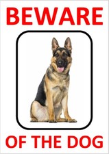 BEWARE OF THE DOG - GERMAN