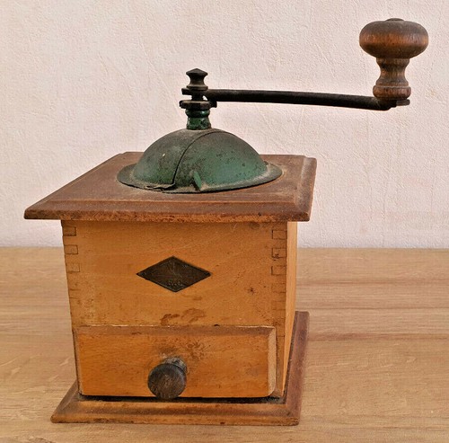 Old coffee grinder brass - e.g,
