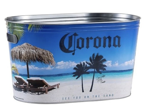 Corona large beer ice - beer/ice, party