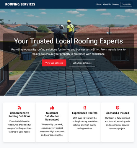 Roofing services business - roofing,