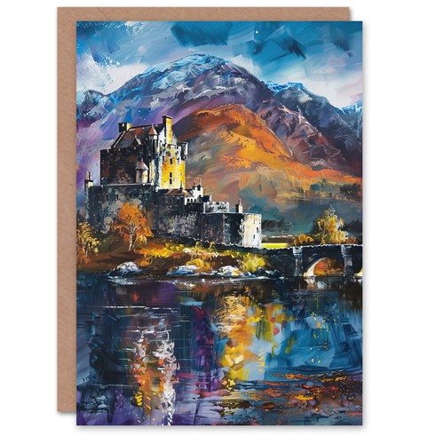 Eilean donan castle oil - eilean,
