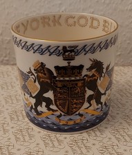 WEDGWOOD RICHARD GUYATT TANKARD CONFIRMENT OF THE DUKEDOM PRINCE ANDREW