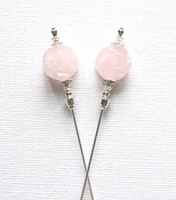 Vintage style hat pins pink - vintage,