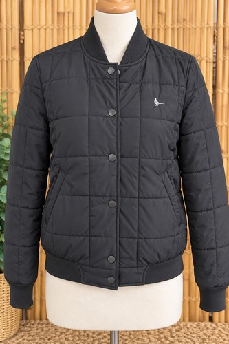 Jack wills black quilted - black,