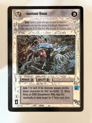 Star wars ccg lieutenant - wars,