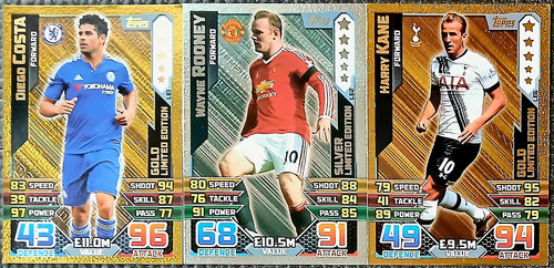 Match attax cards limited - 3,