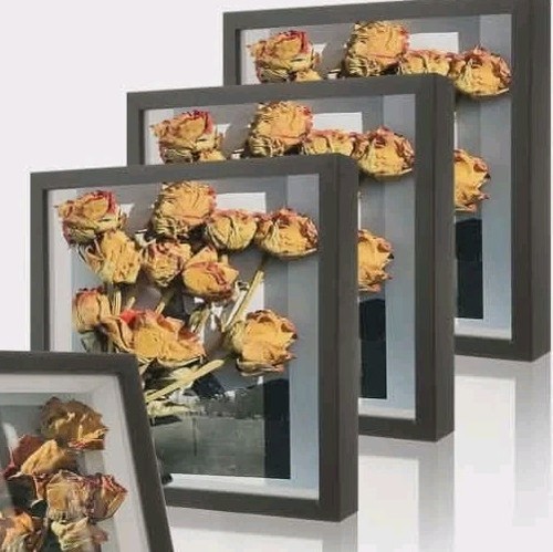 Black shadow box frame - x2,