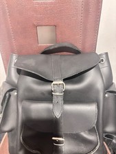 Grafea HARI II BLACK Leather Backpack Used