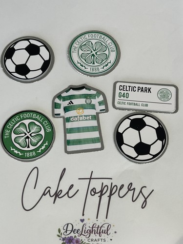 Football cupcake toppers - cupcake,