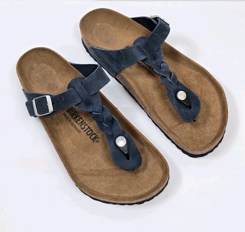 Birkenstock gizeh braided navy - gizeh,