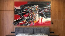 Large Abstract Oil Painting